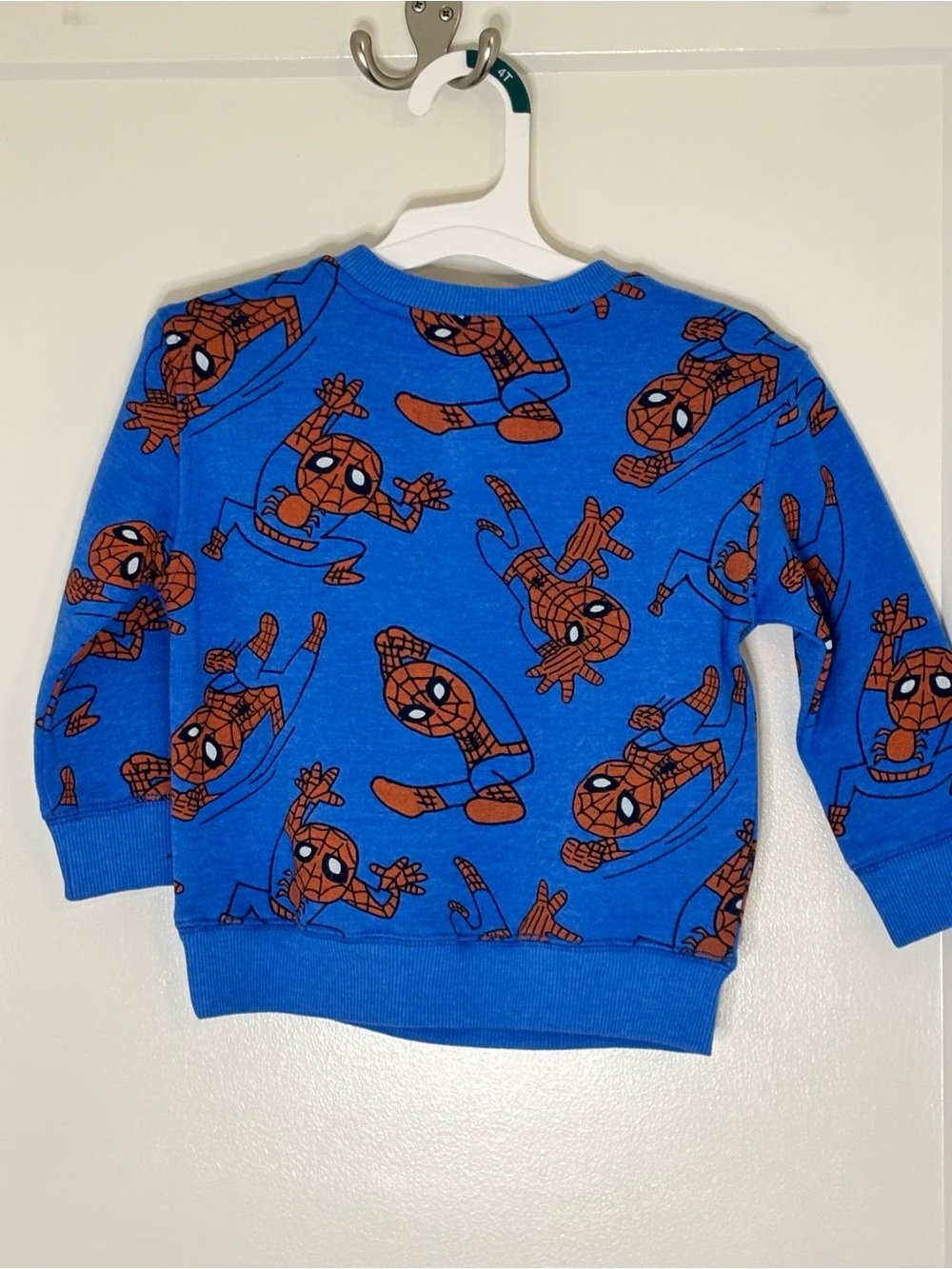 Jumping Beans Marvel Spiderman Blue Pull-over Crewneck Sweatshirt 2T - Picture 2 of 8